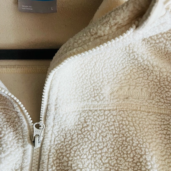 Columbia | Canyon Point Hooded Zip Up Sherpa SZ L - Picture 7 of 7